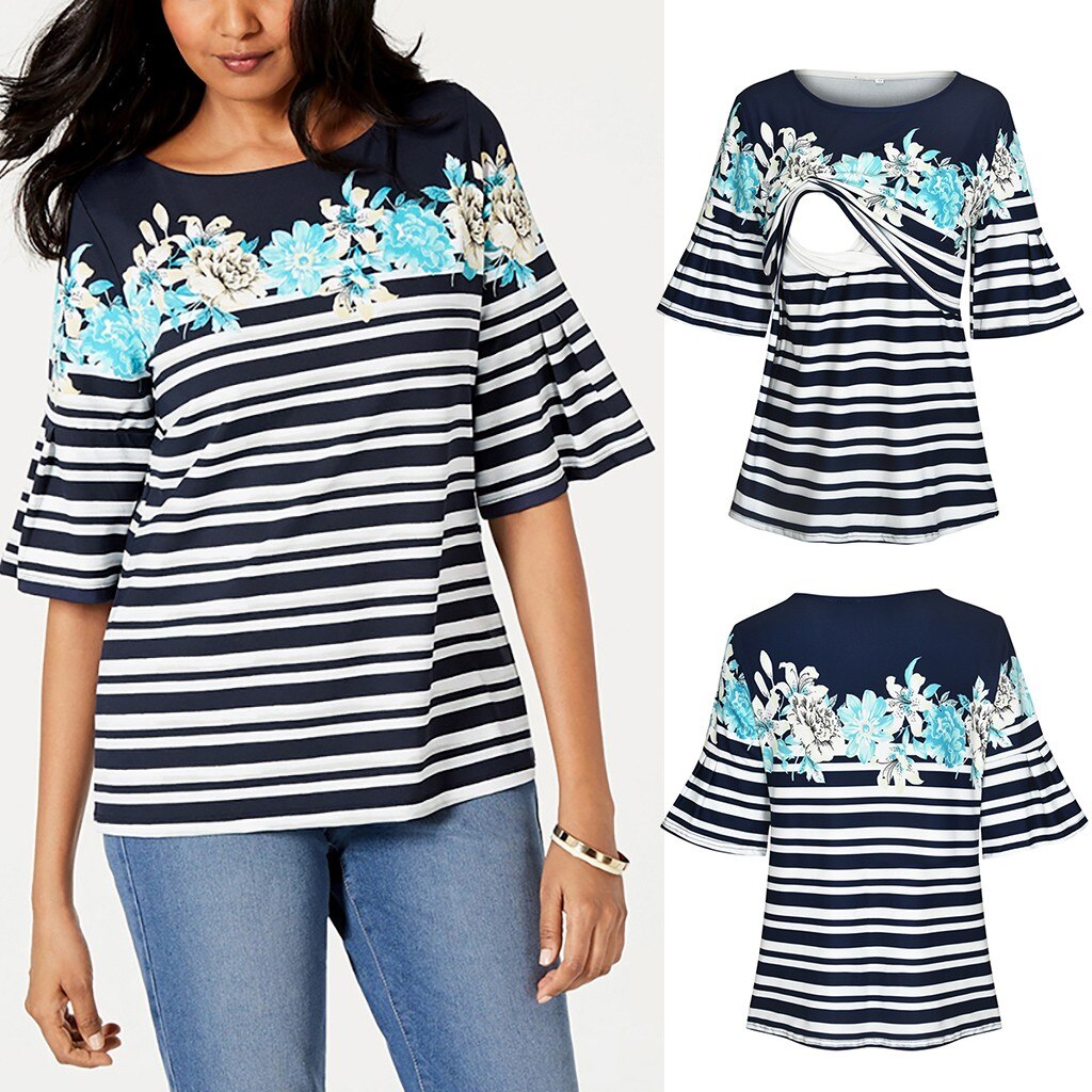 Moederschap Kleding Vrouwen Moederschap Flare Mouw �?? Grandado