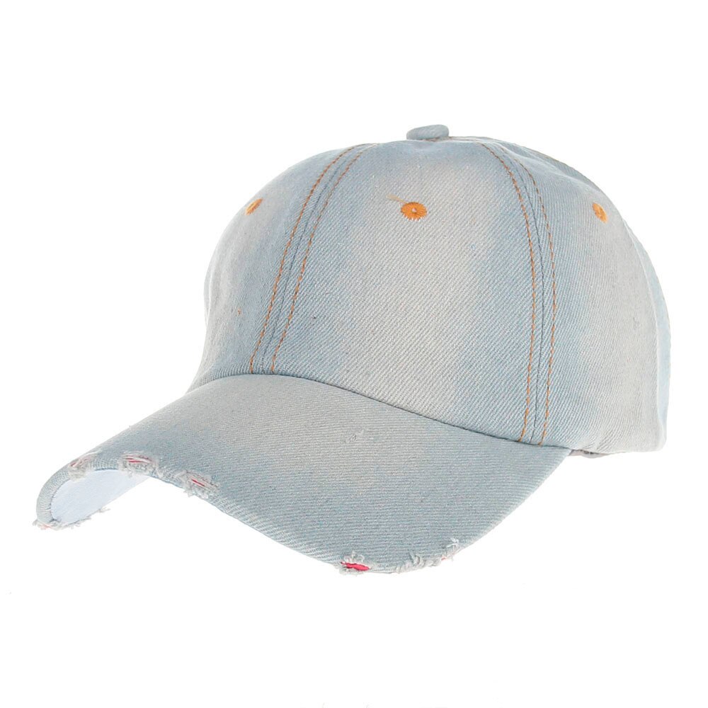 Womens Jean Sport Hoed Casual Denim Baseball Cap Zonnehoed Zomer mannelijke en vrouwelijke denim baseball cap casual hoed