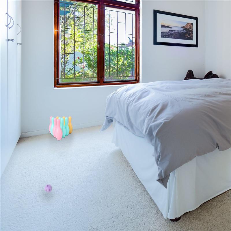 1 Set of Kids Outdoor Bowling Ball Game Supply Kids Bowling Set for Children