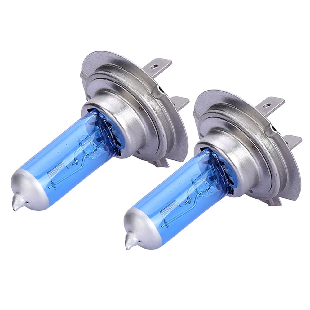 Safego 2 uds H7 H4 P43T bombillas halógenas 12V px26d 55W 60W bombillas de xenón para coche bombillas de repuesto halógenas de xenón 4300k