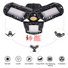 Deformation ufo led-ljus  e27 hög bay ljus garagelampa 60w 85-265v led lampor för bensinstation baldakin verkstad fotbollsplan
