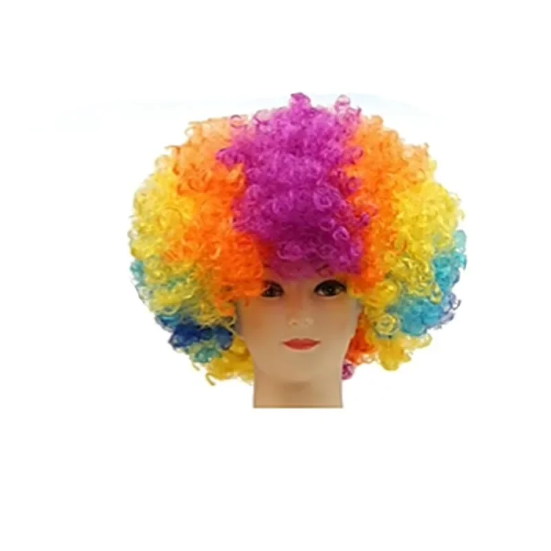 Peluca de payaso para niños y adultos, diadema superior, sombrero, pajarita para la nariz, accesorios para , circo, carnavales, disfraz de Halloween, Cosplay: Plata