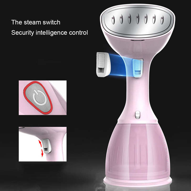 Clothe Steamer 1500W Garment Steamer 280ml Hand Held Iron Steam Machine Pink EU 220 240V Steam Iron for Clothes