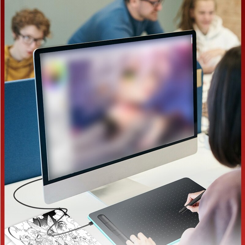 Digital Graphic Tablet Writing Pad Drawing Pad Painting Pad for Android Phone Laptop IMac Windows Computer