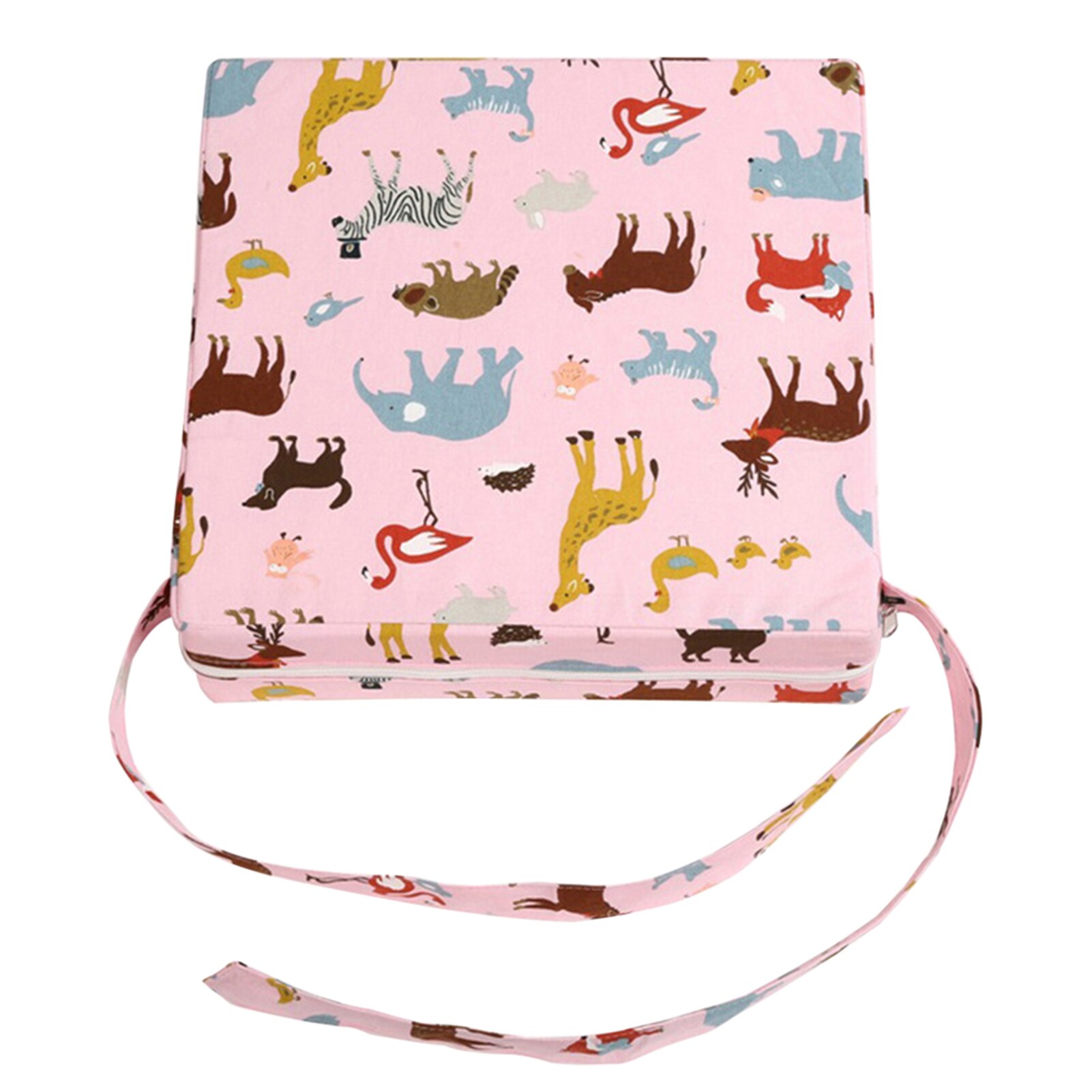 Stoelverhoger met rits, demonteerbaar, draagbaar, met riem, stoelverhogend kussen, zacht, baby, peuter, wasbaar, verwijderbaar, baby: 3