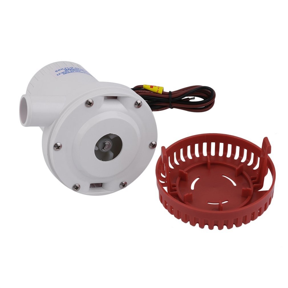 2000GPH 12V Non-automatic Corrosion-resistant Anti-Airlock Protection Submersible Marine Boat Bilge Pump Vacuum Water Pump