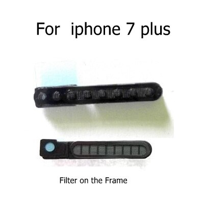 1 einstellen Klebstoff mikrofon Anti Staub Gittergewebe für iPhone 6 6s 7 8 Plus X MIC Staub-beweis Filter auf sterben rahmen mit 3M Kleber aufkleber: Pro iphone 7Plus
