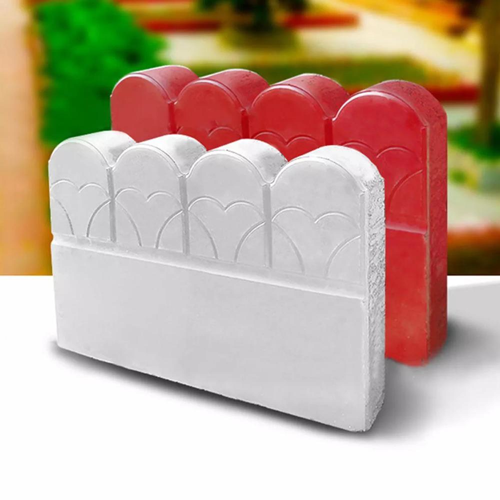 Antique Fence Path Mold Courtyard Garden Concrete Mould Decor Flower Pool Brick Mold Flower Pool Brick Plastic Mold for Garden