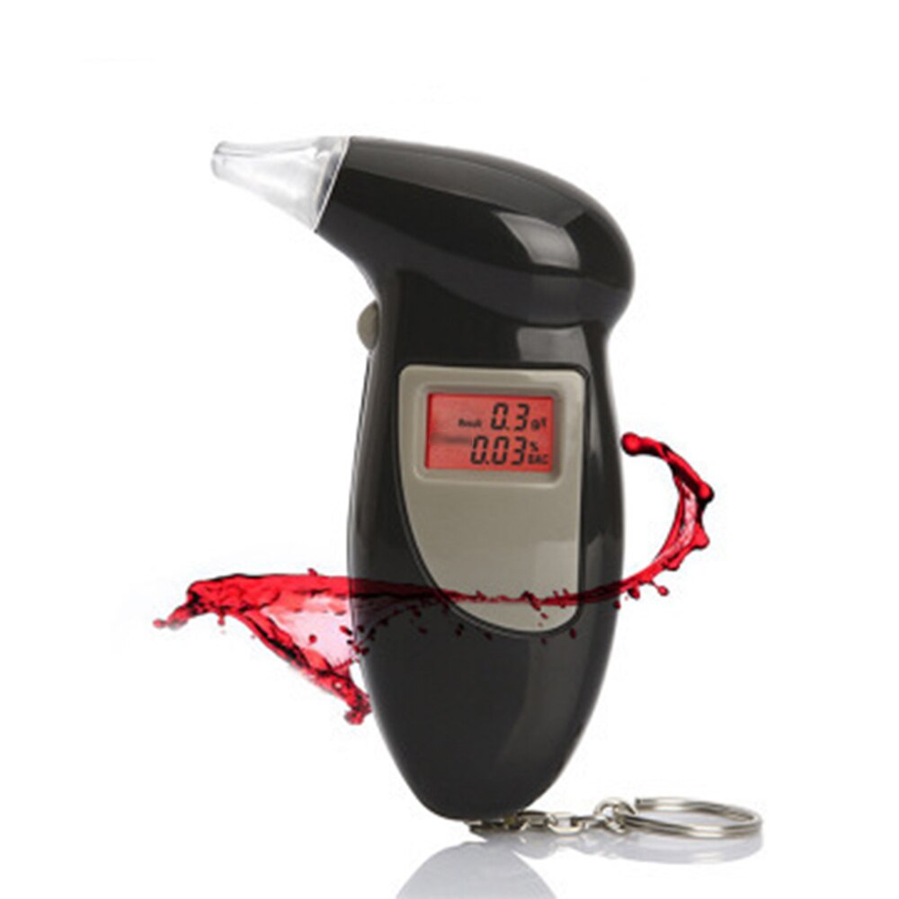 Professionele Digitale Adem Alcohol Tester Blaastest Handheld Backlight Draagbare Alcohol Meter Lcd Detector