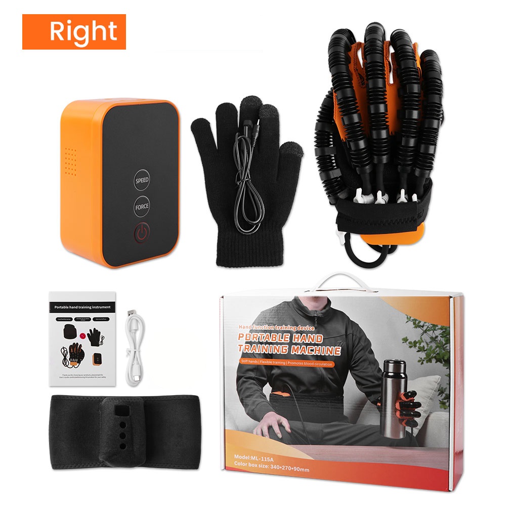 Rehabilitation roboter Handschuhe intelligente Hand funktion Schlaganfall Hemiplegie Rehabilitation Ausbildung Finger Massage Chirurgie Erholung: Rose rot / Mittel