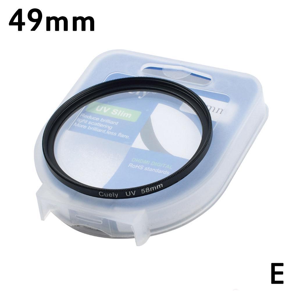 Kaléidoscope portatif, prisme en verre et filtres à lentille UV, pour Canon, Nikon, Sony, SLR, appareil photo, photographie, vidéo, accessoires d&#39;appareil photo: 49mm type 4
