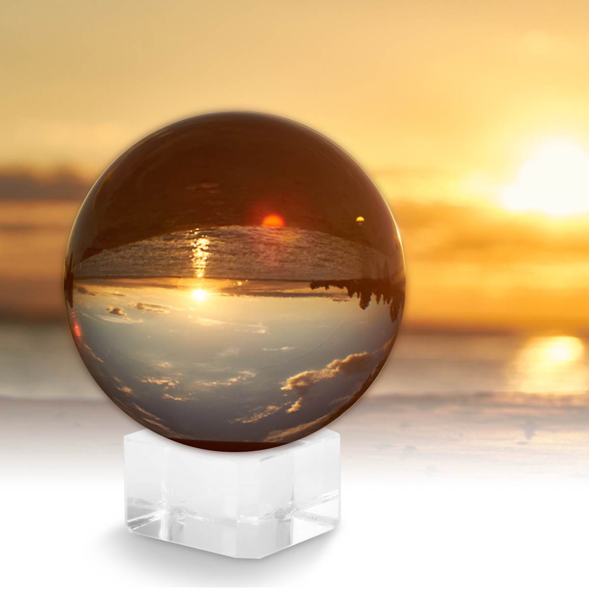 Fotografie Glas Kristall Ball Stehen 50/80mm Kugel Fotografie Foto Schießen Requisiten Objektiv Klar Runde Künstliche Ball Dekor
