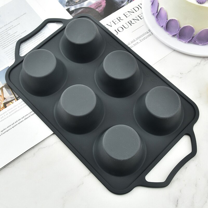 Silicone Cake Mold Bakeware Set Food Tray Baking Tools Various Shapes 6 Hole Muffin Cups Pot Cake Mould Cake Tools
