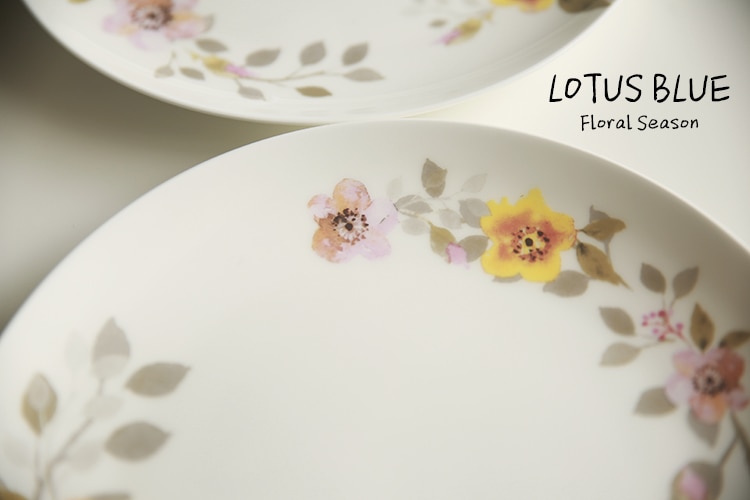 Porcelæn tallerken fad på glaseret blomstret gul blomst trykt bøf tallerkener mad småkager fade 8 tommer sød