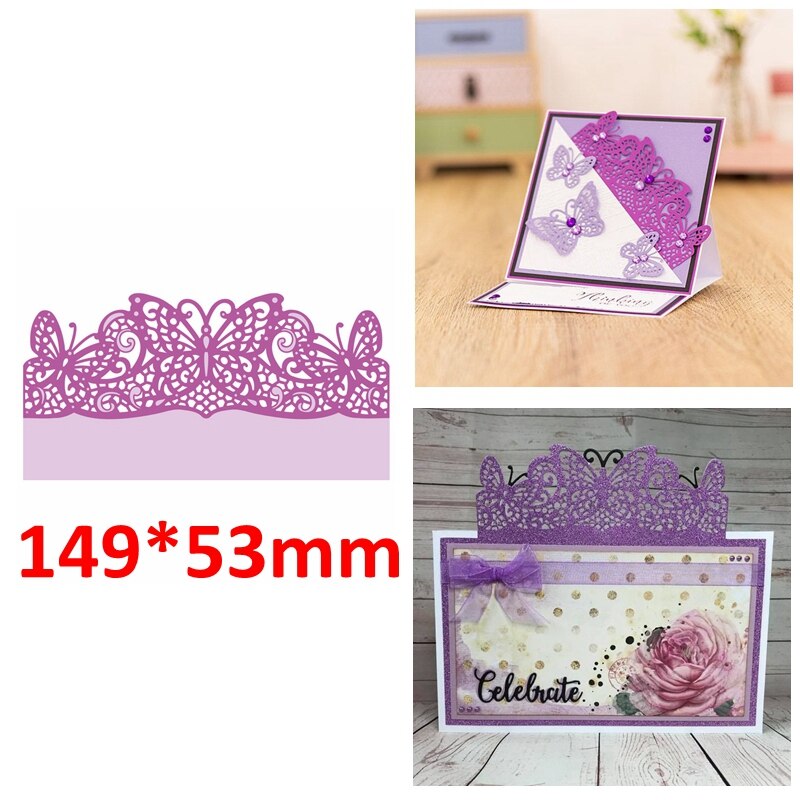 Nostalgie wervelingen bloemen vlinders rand diy scrapbooking knutselen kaarten album maken sjabloon: 1