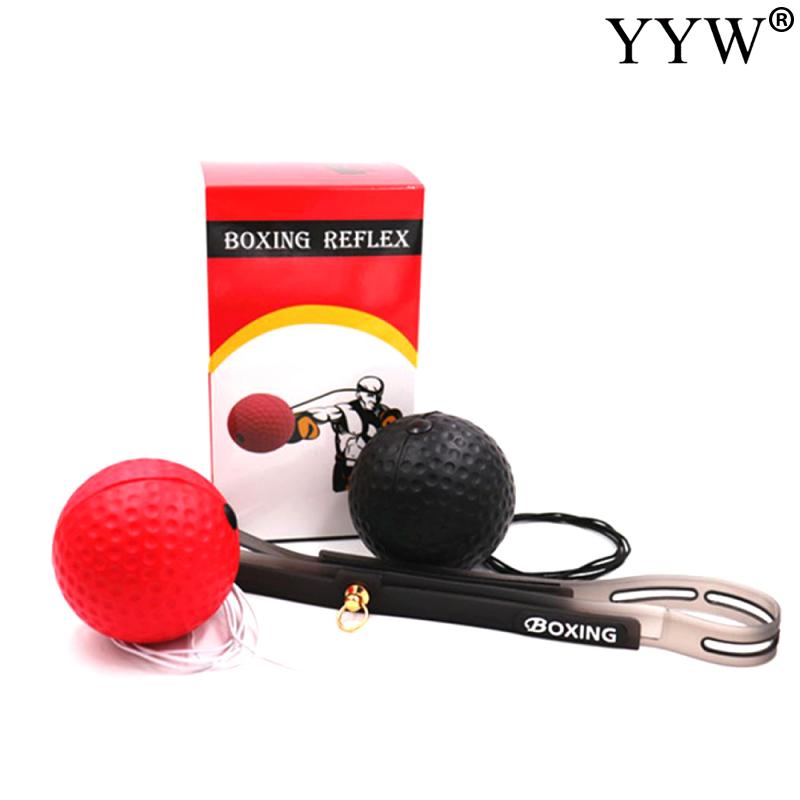 Boxing Reflex Punching Balls Head-mounted Speed Balls Improve Force Hand Eye Reaction Training Set Stress Gym Boxing Exercise