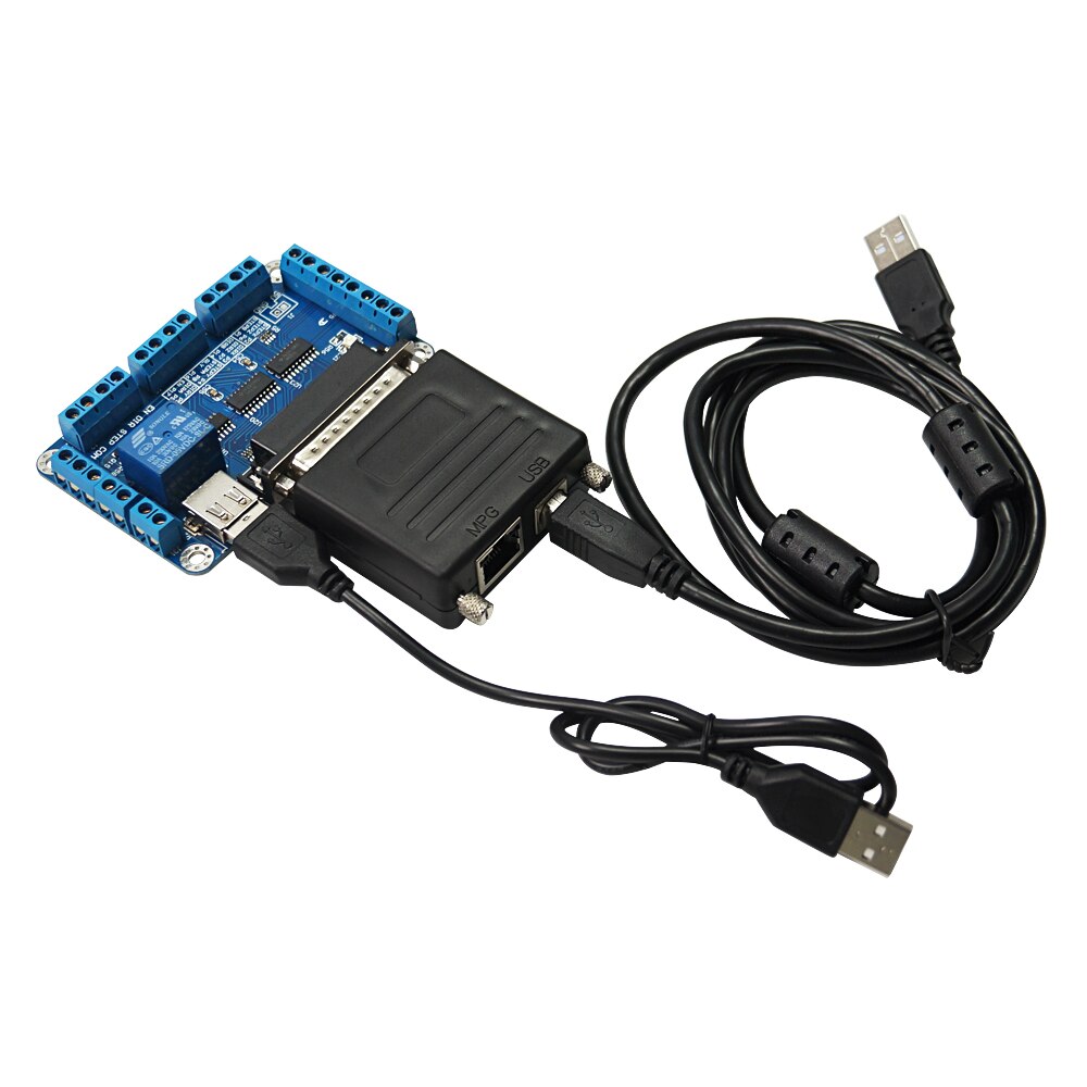 CNC maquina enrutadora MACH3 de puerto USB a paralelo adaptador de convertidor 6 eje controlador puerto LPT USB a USB para máquina de grabado Cnc