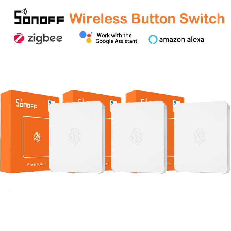 10Pcs Sonoff SNZB-01 Draadloze Schakelaar Smart Home Zigbee Versie Handige Knop Werkt Met Sonoff Zigbee Brug Ifttt Ewelink App: 3 pieces