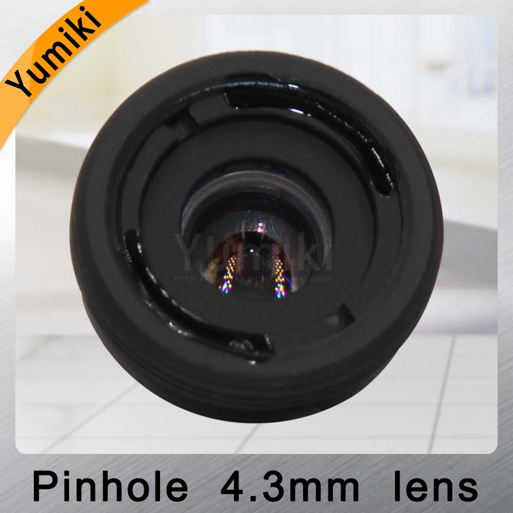 Yumiki 4.3mm lens 1/3" inch CCD/CMOS Black color M12 lens Board lens M12 LENS FOR CCTV Security Camera
