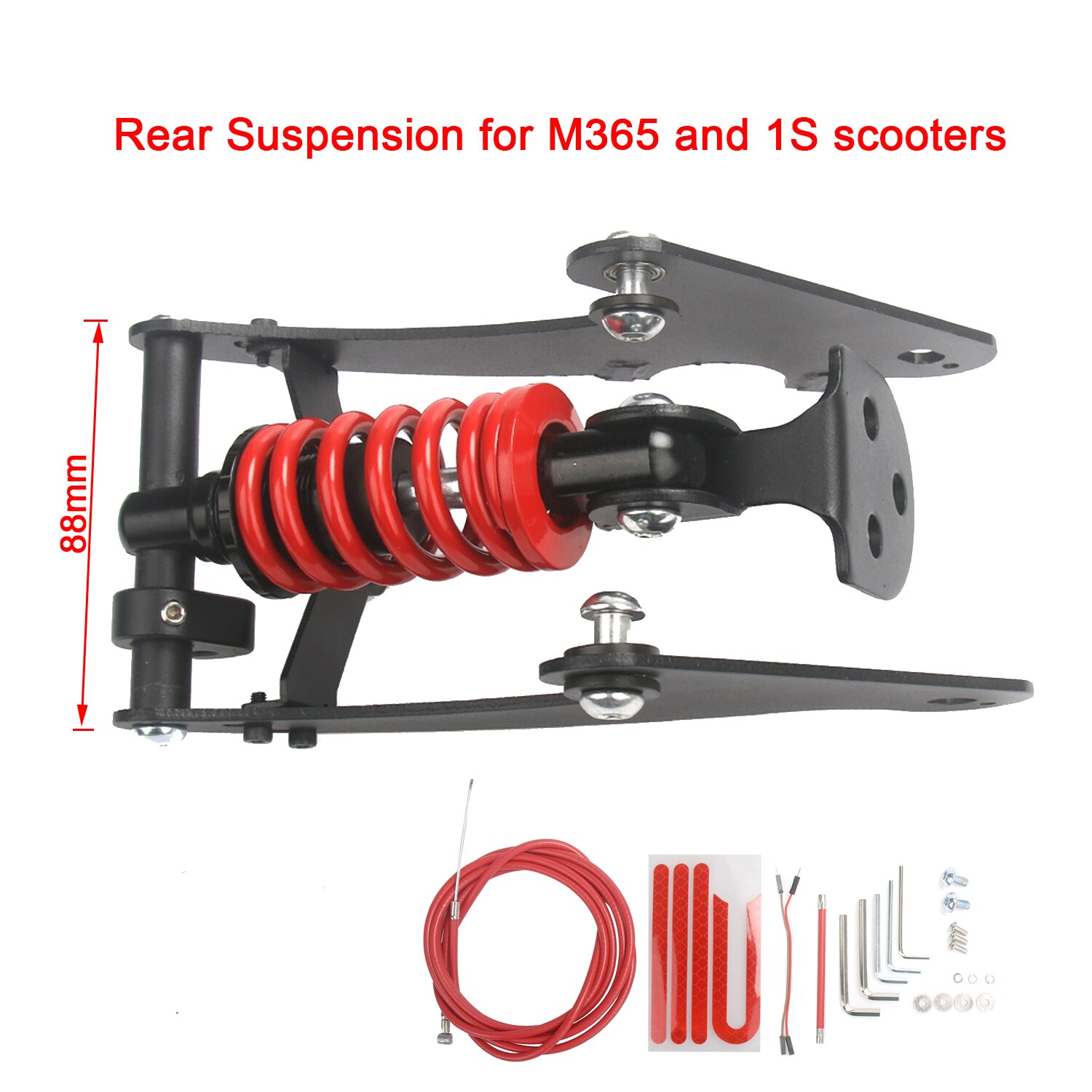 Scooteraccessoires, achtervering voor elektrische scooters, achtervering voor xiaomi  m365 pro pro 2 elektrische scooters