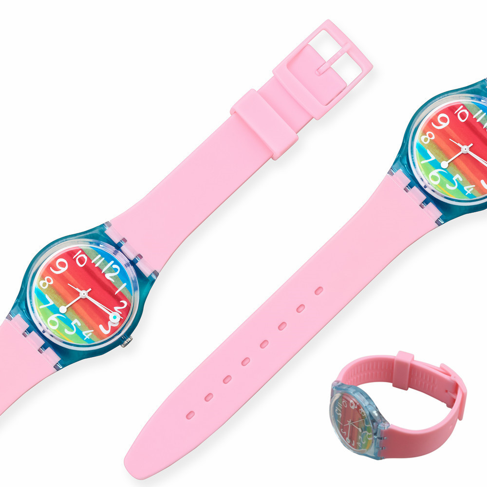 16mm 17mm 19mm 20mm Zachte Siliconen Armband Kleurrijke Horlogeband voor Swatch Horlogeband Vervanging Horloges accessoires met Tool
