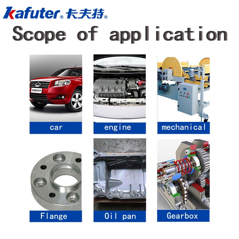 85g Kafuter K-583 silicone silver flat sealant waterproof, oil-resistant and heat-resistant car engine special glue