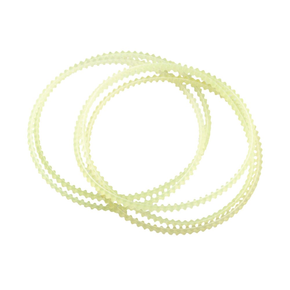 2 Pcs 30/33/34/35/36Cm Thuis Naaimachine Motor Gekarteld Riemen Nylon Beige Naaimachine Riemen