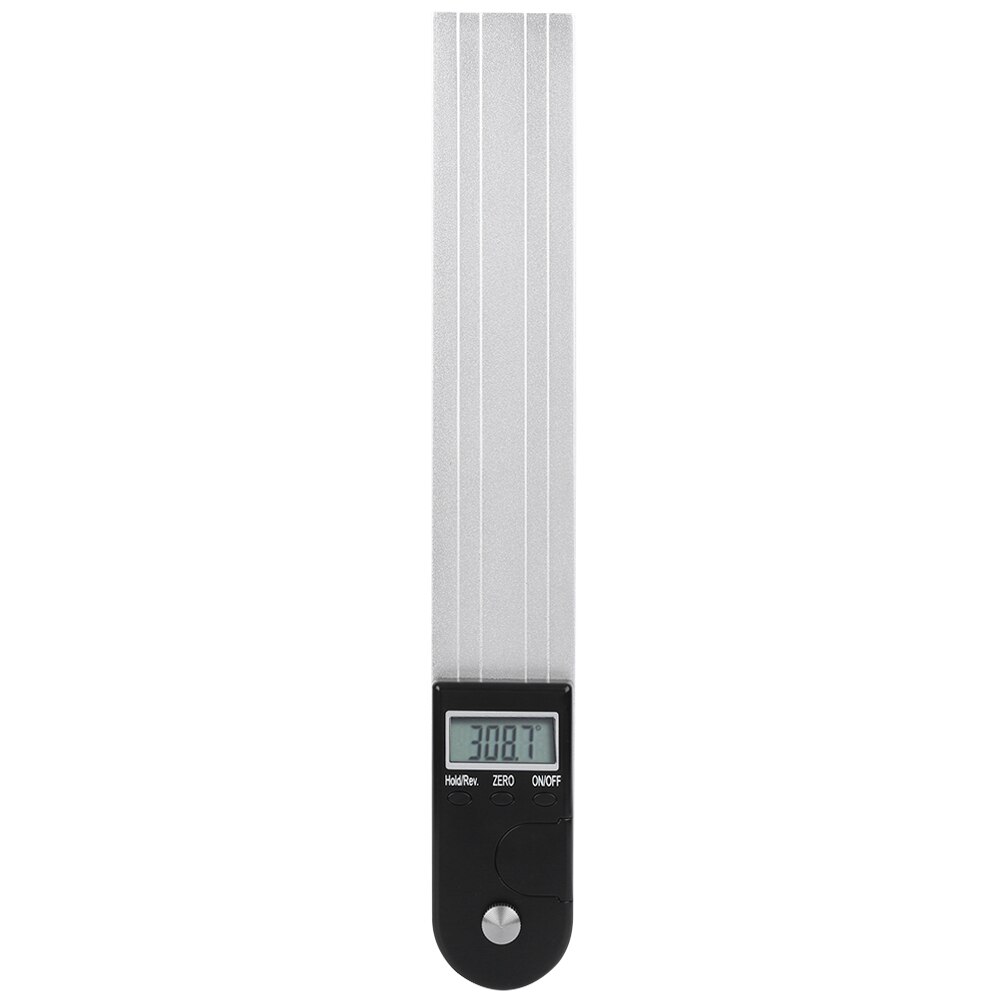 2 In 1 Digital Protractor Accurate Magnetic Aluminum Alloy Measuring Angle Ruler 12in Digital Angle Finder