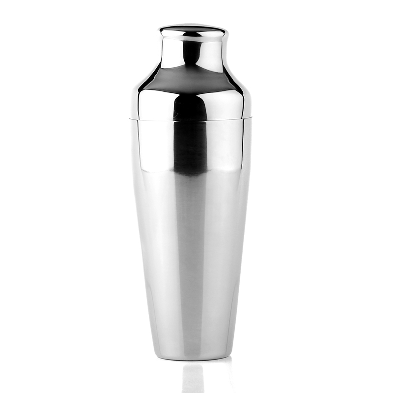 Premium parisisk cocktailshaker, kobber / guld / sort / bronze & spejlfinish shaker , 18-8 barware / værktøj i rustfrit stål: Spejlfinish
