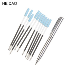 1 pièces Mini stylo à bille en métal rotatif stylo de poche stylo à bille Portable petit stylo à huile exquis bref