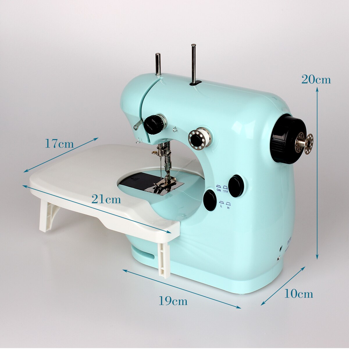 Household Mini Sewing Machine Portable Electric Sewing Machine With Extension Table Sewing Kit For Beginners Fast