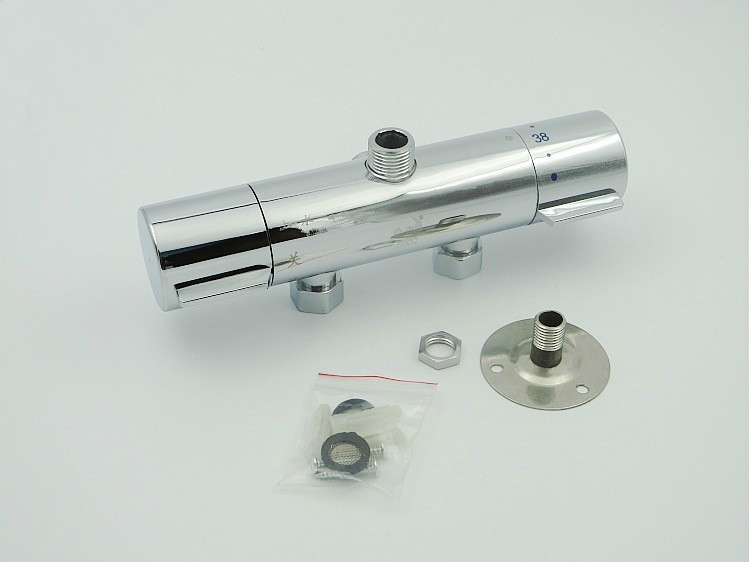 Thermostatische Douche Kraan Mengkraan Kraan Dual Handle Gepolijst