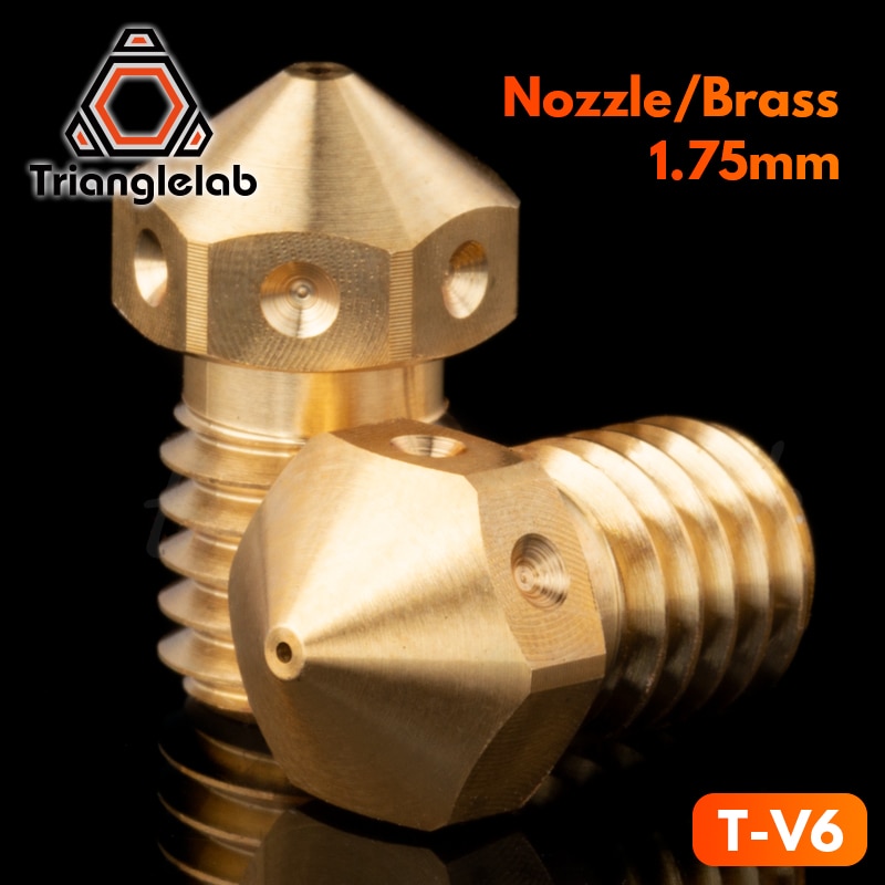 trianglelab T-V6 nozzle Top V6 Nozzle for 3D printers hotend M6 Thread for E3D Nozzles hotend titan extruder