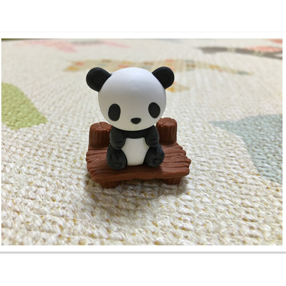 12 sztuk/zestaw śliczne Kawaii gumki w kształcie zwierząt z ogród zoologiczny gumka robić mazania zestaw szkolne biuro wymazać dostawy prezenty dla dzieci