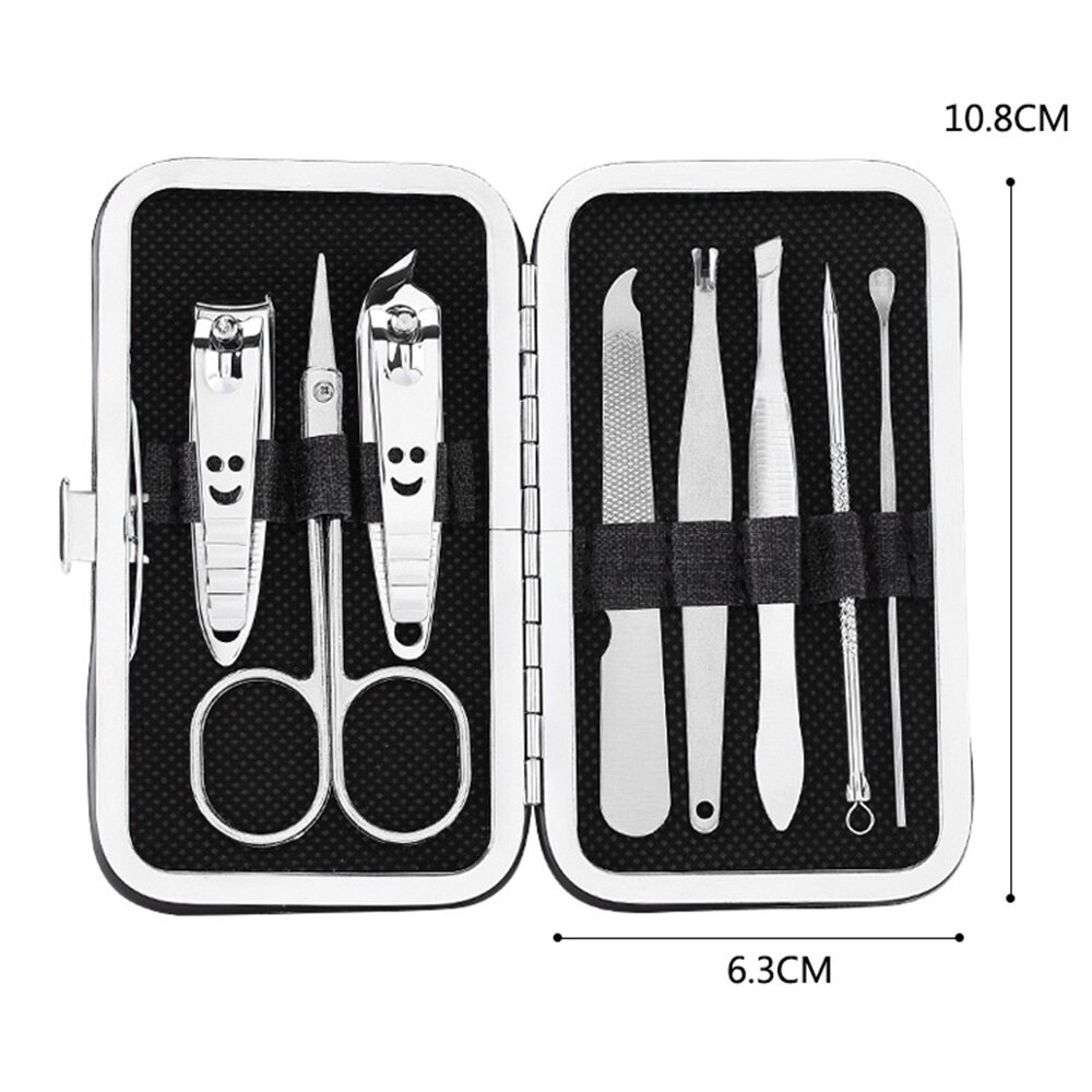 8 pz/set Kit di strumenti per unghie