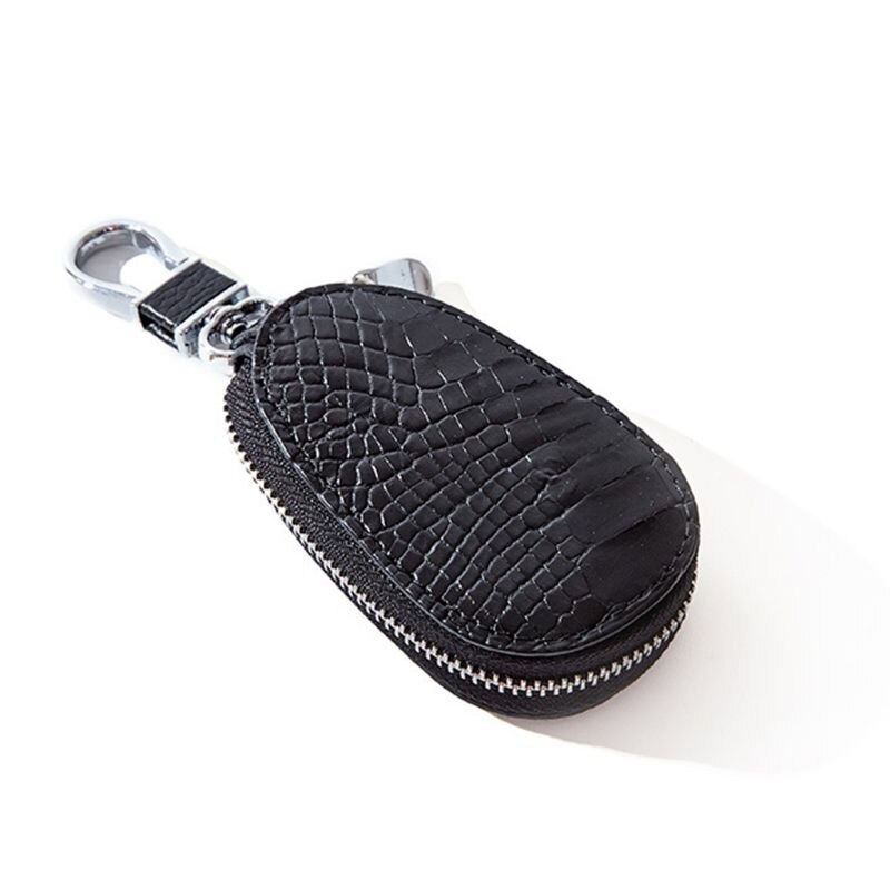 Draagbare pu leren autosleutelhouder portemonnee tas sleutelhanger portemonnee: Bk1