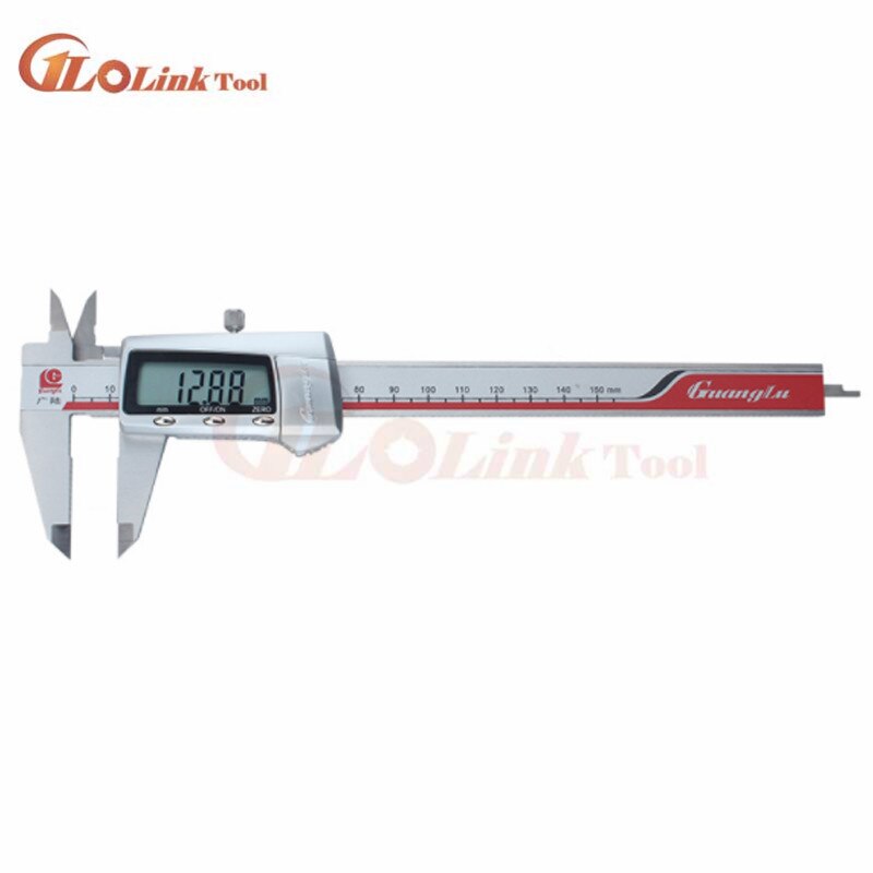GUANGLU Digital Caliper 6" 0-150mm/0.01 Electronic Stainless Steel Vernier Calipers Micrometer Measuring Tools: Default Title