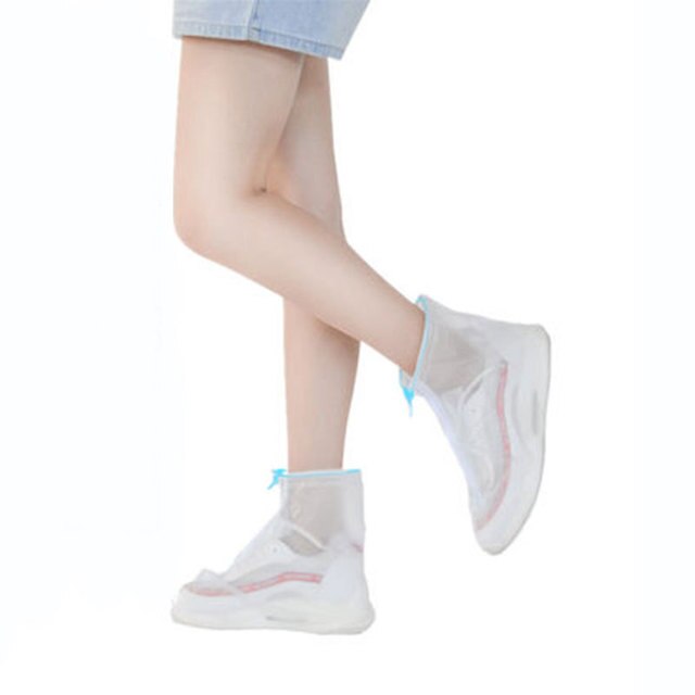 Cubierta para zapatos contra la lluvia reutilizable a prueba de agua, botas antideslizantes de goma para lluvia, accesorios para zapatos para hombres y mujeres