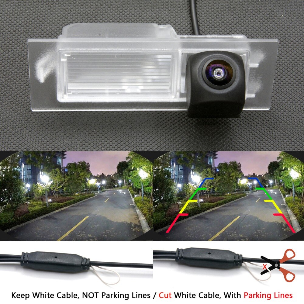 Cámara de visión trasera inversa HD de 175 grados para Fiat Tipo/Egea Monitor de aparcamiento visión nocturna impermeable