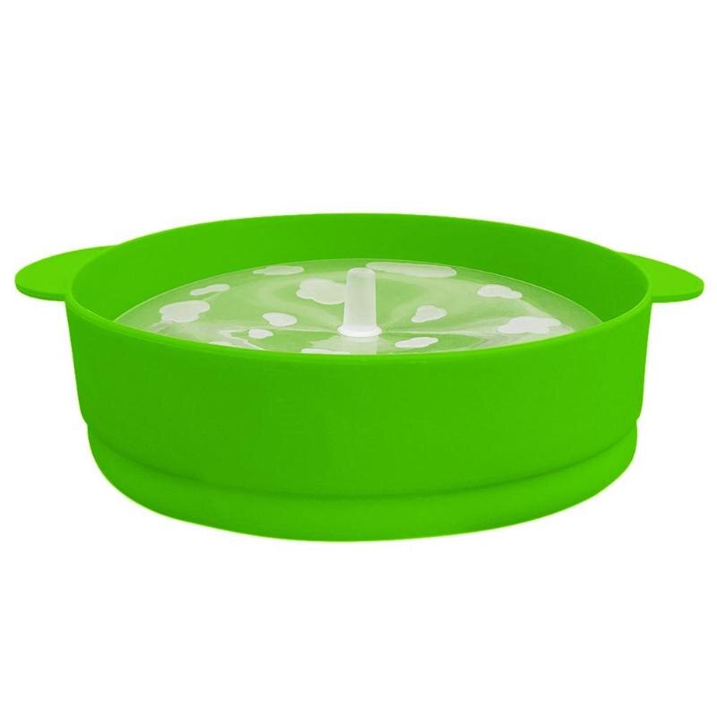 Recipiente de silicona para palomitas de maíz, recipiente para microondas, respetuoso con el medio ambiente, Bol tipo cubeta para aperitivos