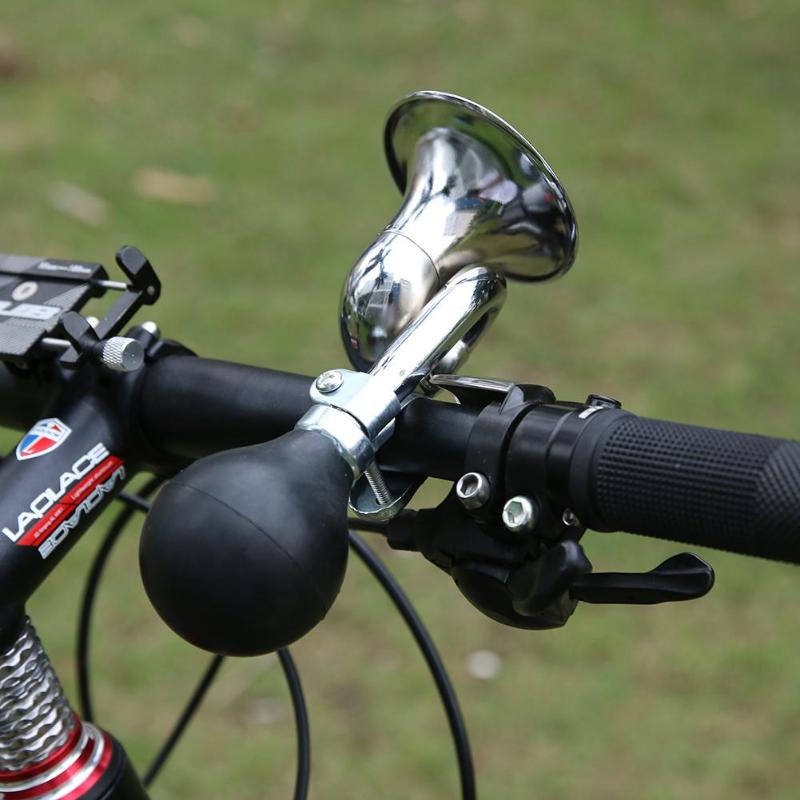 Bicycle Air Horn - 18cm Length - Loud Ring - Aluminum Alloy & Plastic - Cycling Accessory