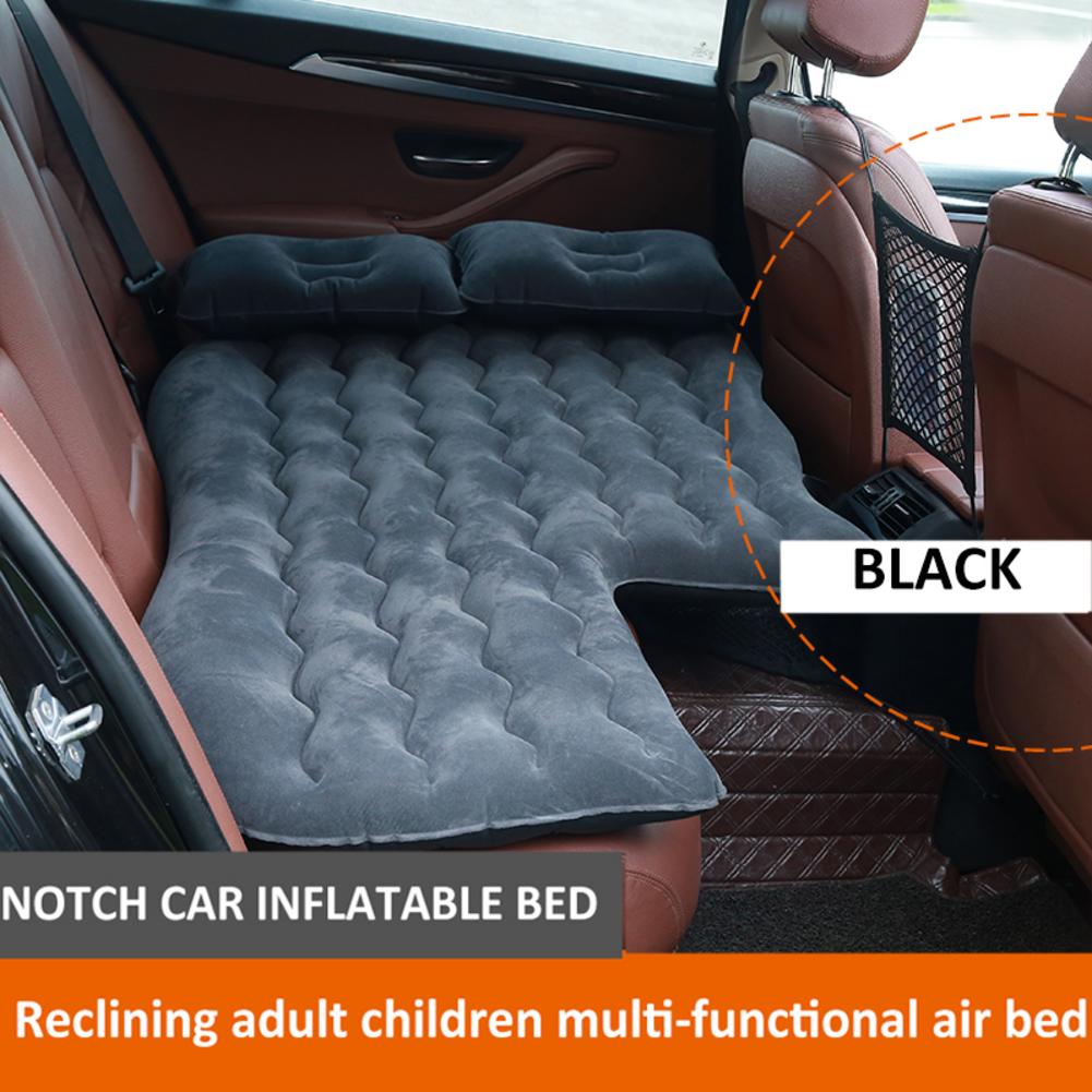 Arrivals Car Inflatable Car Air Mattress With Pump Travel RV Bed Pads Entilate Outdoor Kids: Black