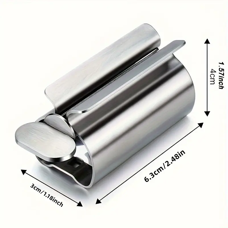 Stainless steel toothpaste squeezer Manual rotation facial cleanser toothpaste squeezer: Default Title