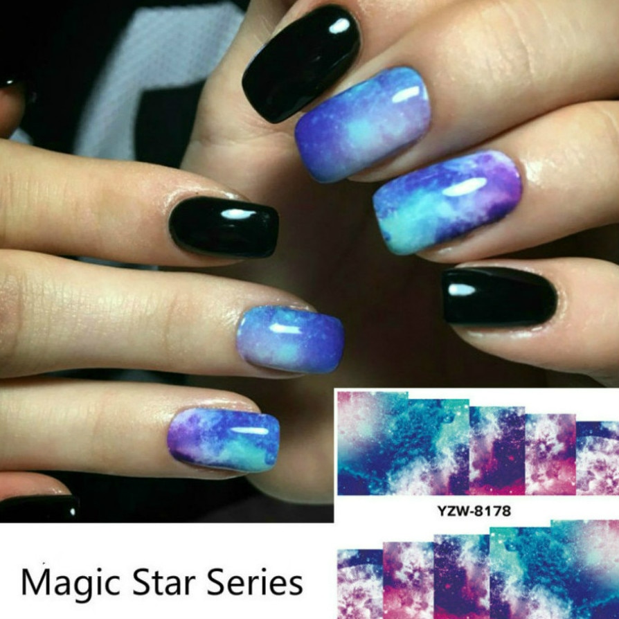 1 stuk magic start nepnagel tips helder zwart waaier vingernagel kunst display oefen acryl uv gel nagellak tool manicure  y8178