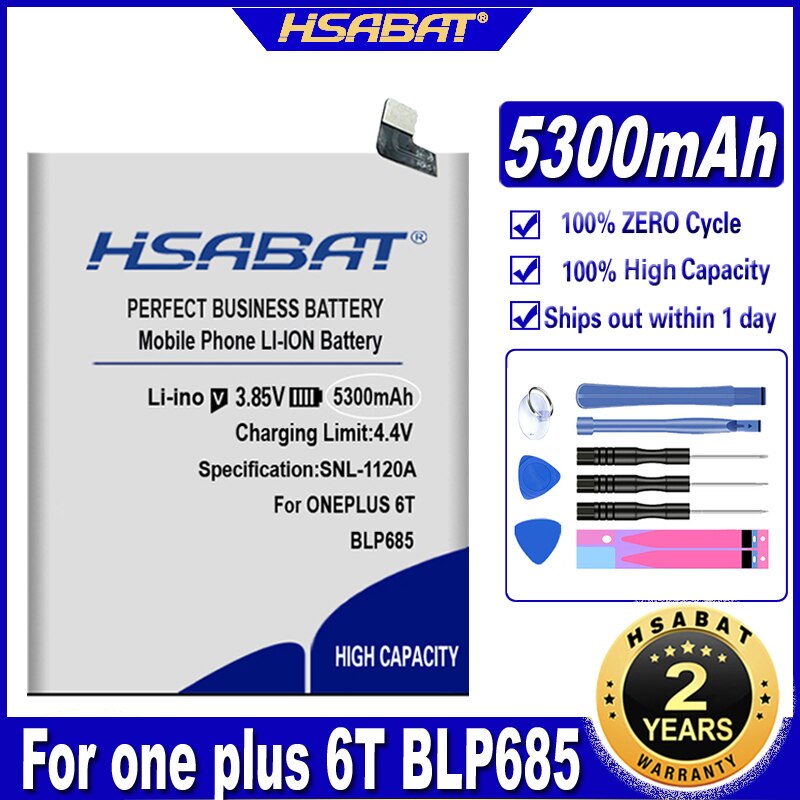 Hsabat BLP685 5300Mah Batterij Voor Oneplus 6T Een Plus 6T Een Plus 7