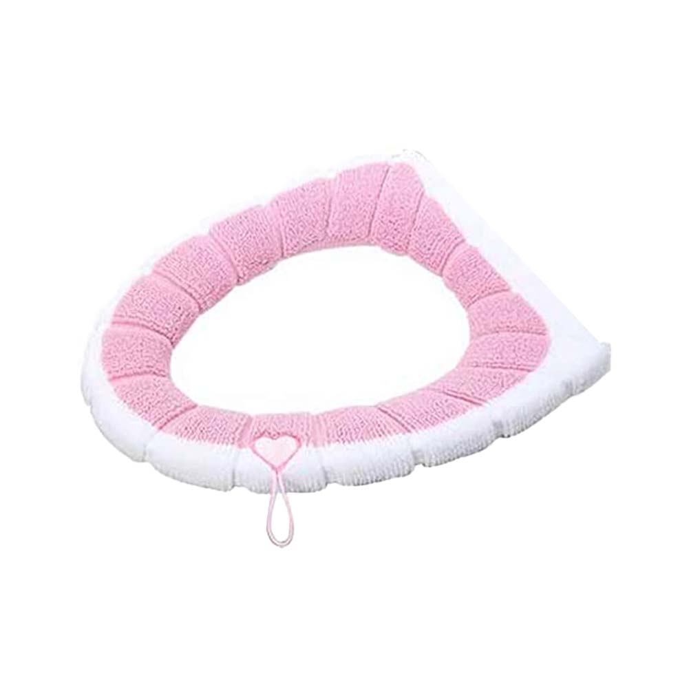 Housse de toilette pour adulte, en velours épais et , accessoires de salle de bain lavables, automne et hiver: PK