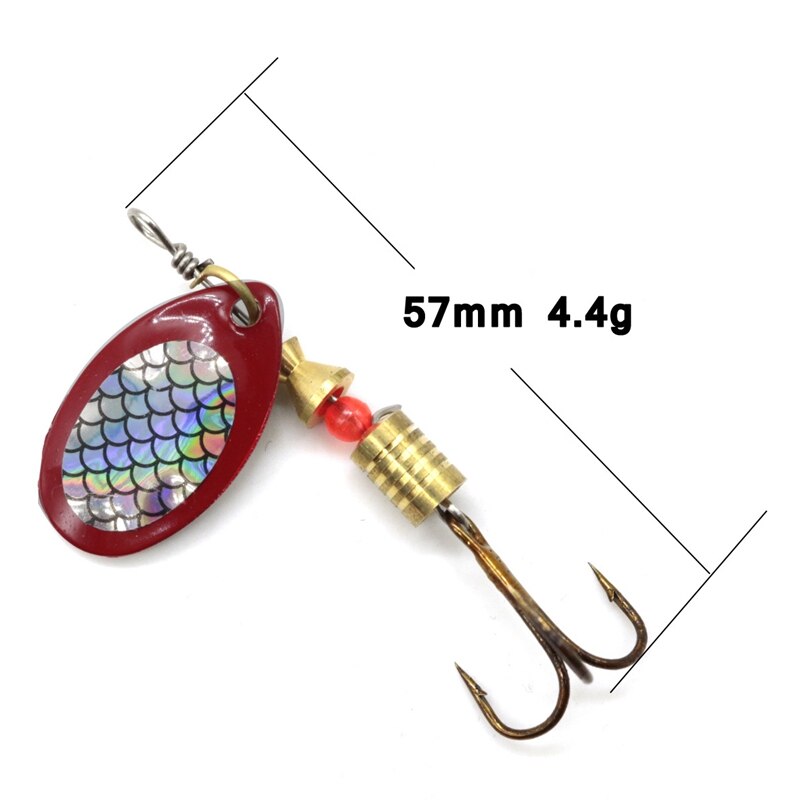 10Pcs/Lot Fishing Spoon Lures Spinner Bait 3-7G Fishing Wobbler Metal Baits Spinnerbait Isca Artificial Free with Box