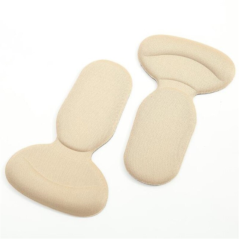 1 par Durable T-forma hilo más grueso en la parte posterior del pie ropa engomada alta tacones suave antideslizante de zapato cojín Accesorios: yellow