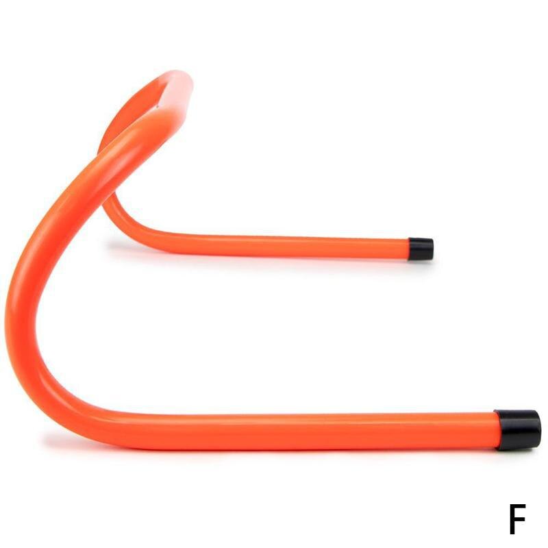 Neue Hürde Faltbare Abnehmbare FußBall Hürden Ausbildung Ausbildung agil Sport FußBall springen Höer Bar Barriere Ausrügestochen Hur J7O0: Orange