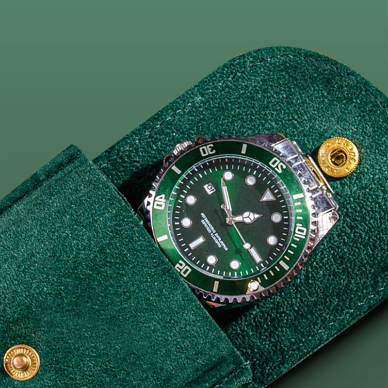 Flanellen Horloge Opbergdozen Case Zacht Horloge Zak Horloge Collectie Mechanische Horloge Organizer